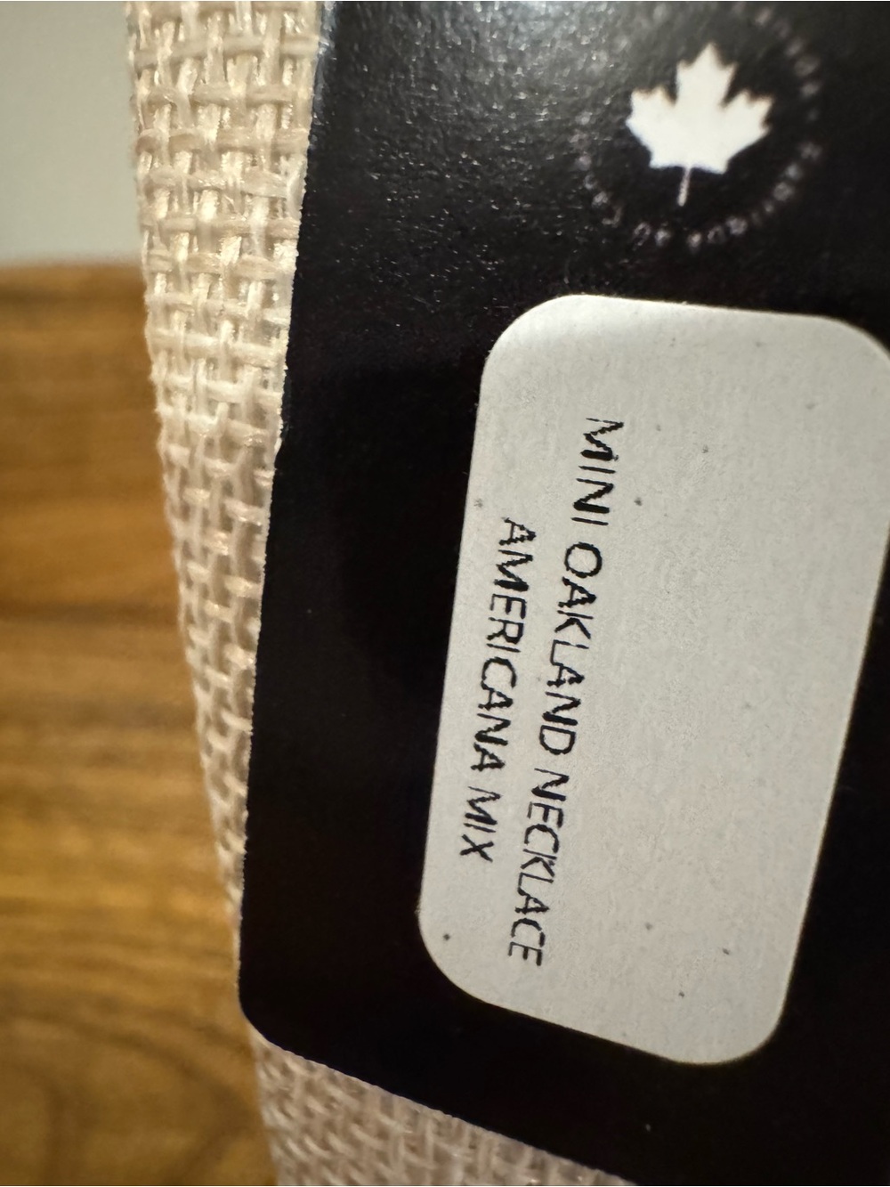 NWT Tova Mini Oakland Necklace in red, white and blue - Picture 4 of 5
